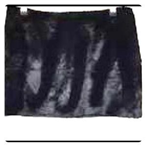 Guess Faux Fir mini skirt